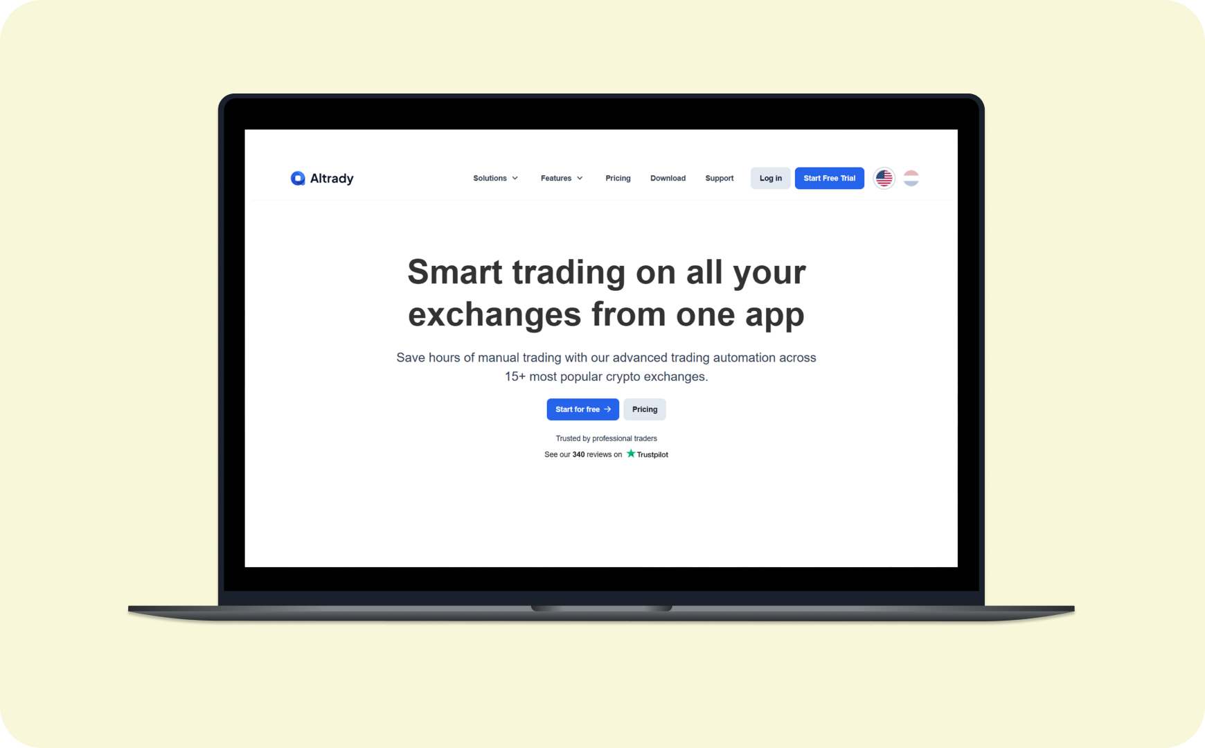 Crypto product testing for Altrady