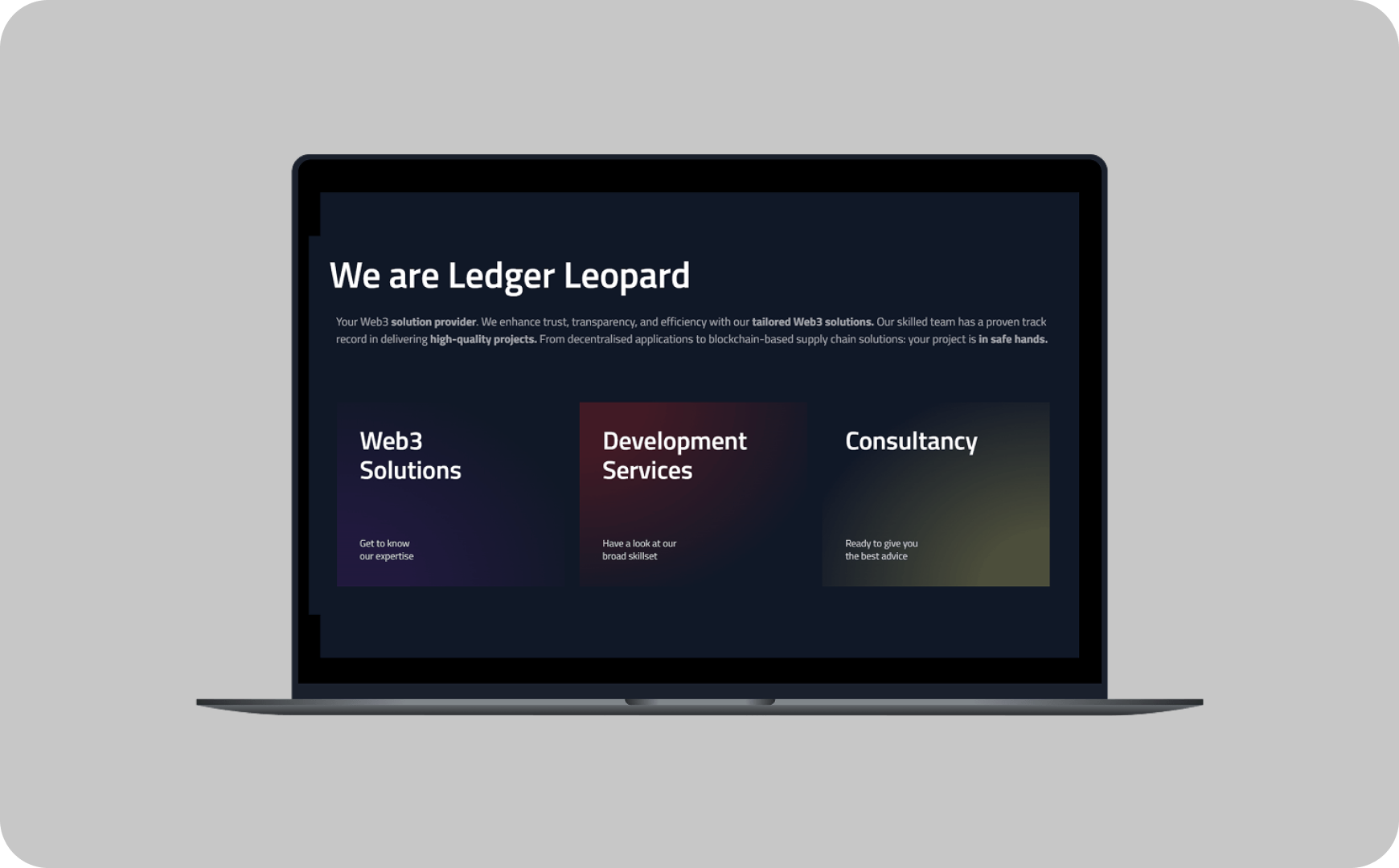 Ledger Leopard Web App